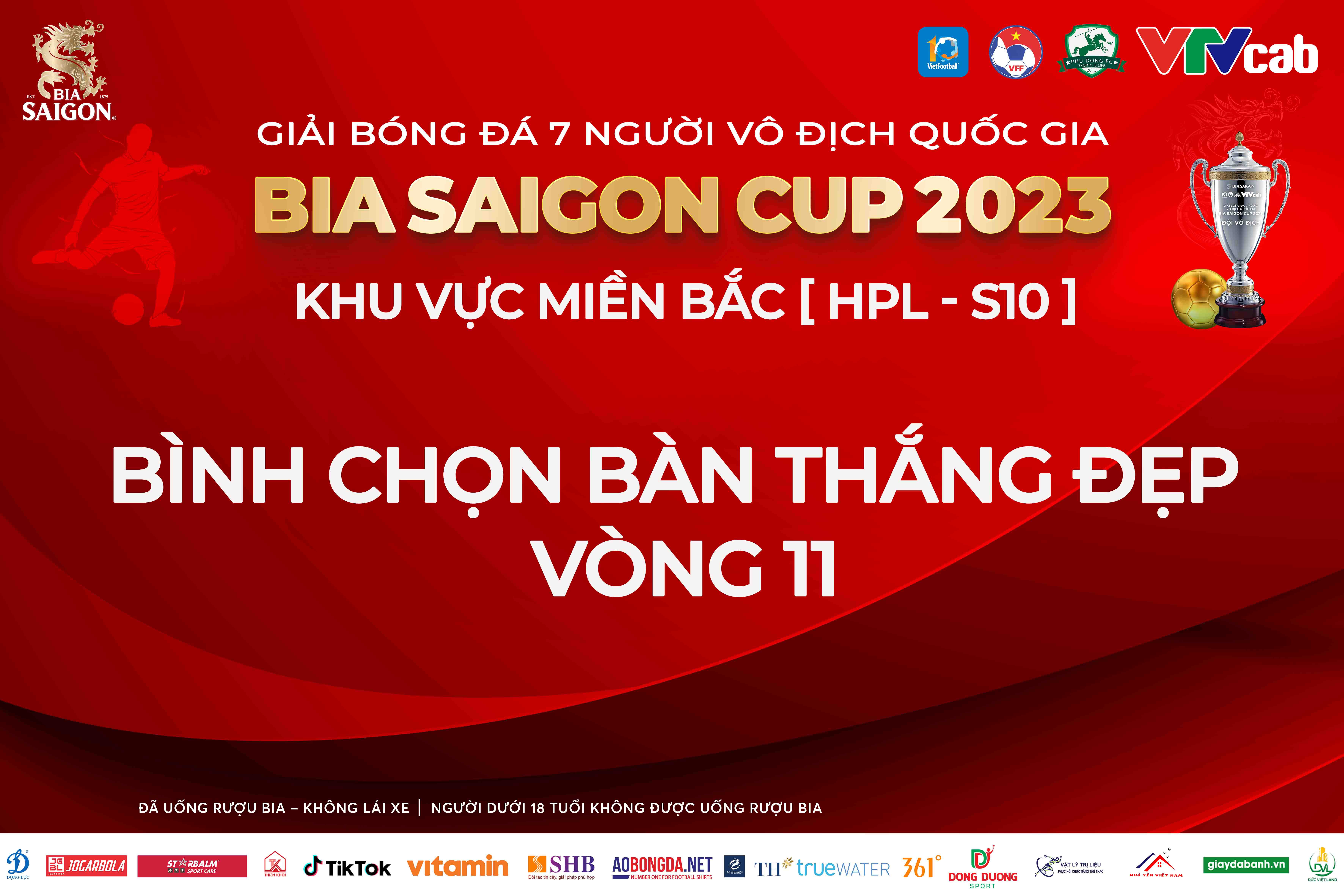 Bình chọn bàn thắng đẹp vòng 11 HPL-S10
